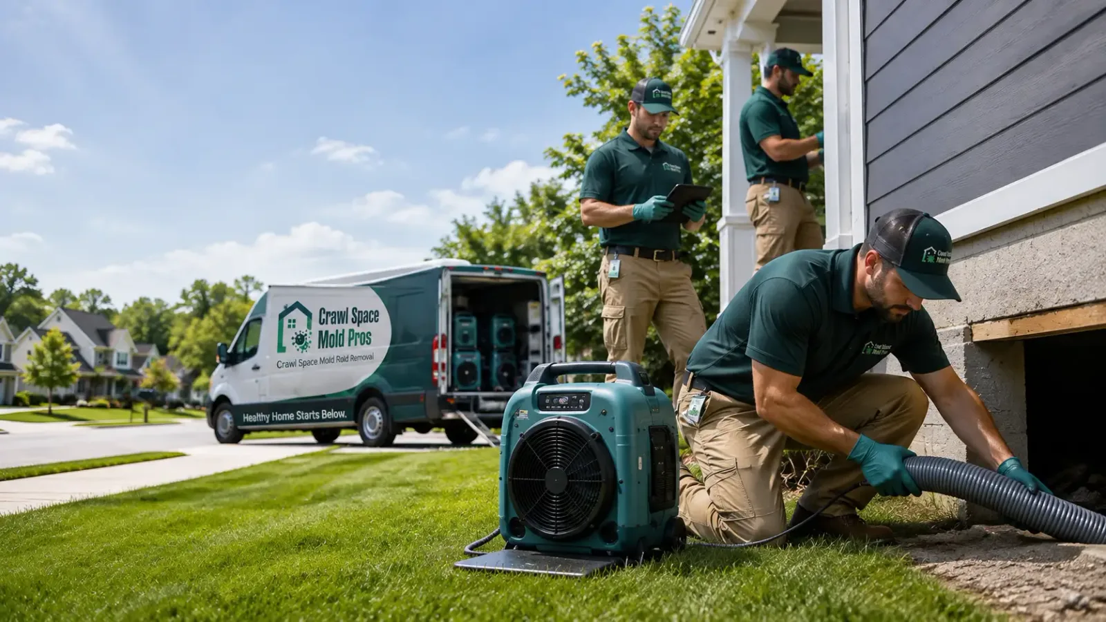 Crawl Space Mold Removal in Clark Fork, ID